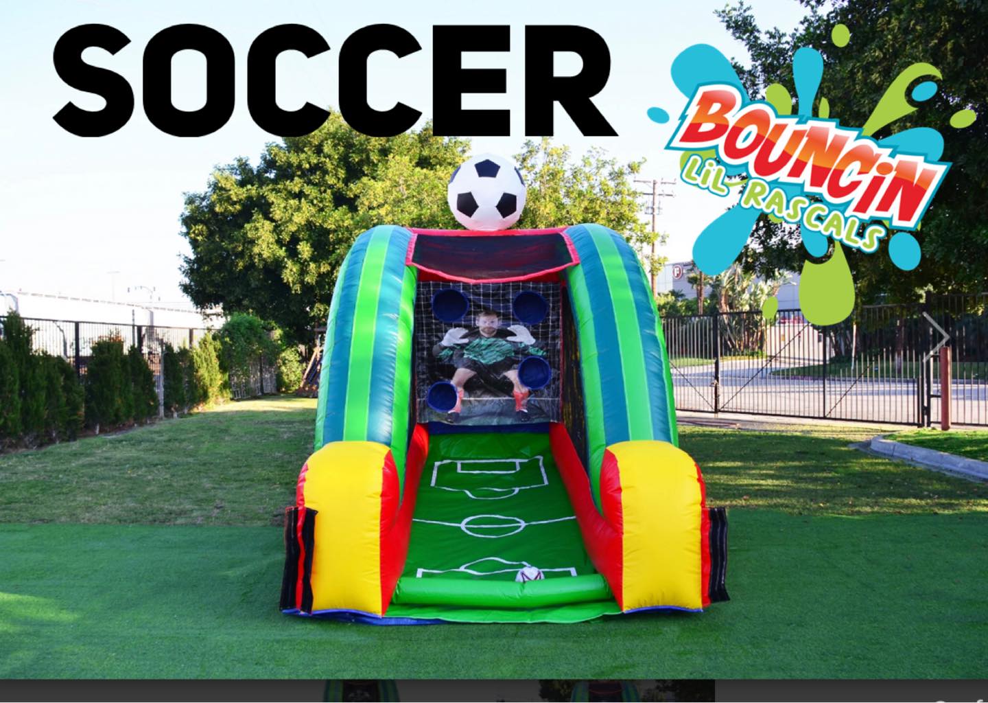 Soccer Game - Bouncin Lil' Rascals in Texas | Bouncin Lil' Rascals
