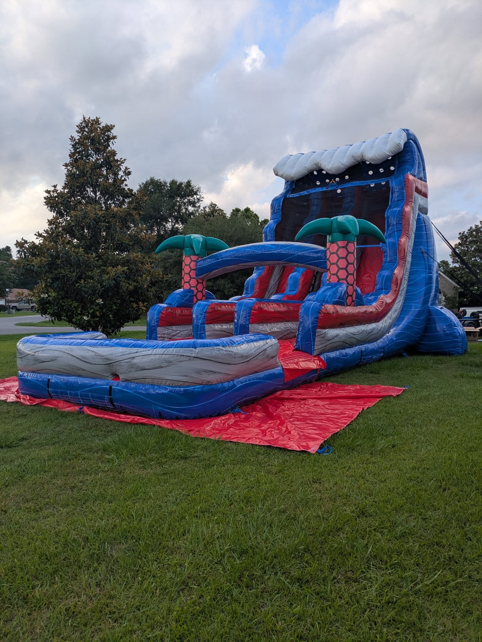 20Hx35Lx19W RGB Dual Lane - Inflatables, Bounce House and Water Slides ...