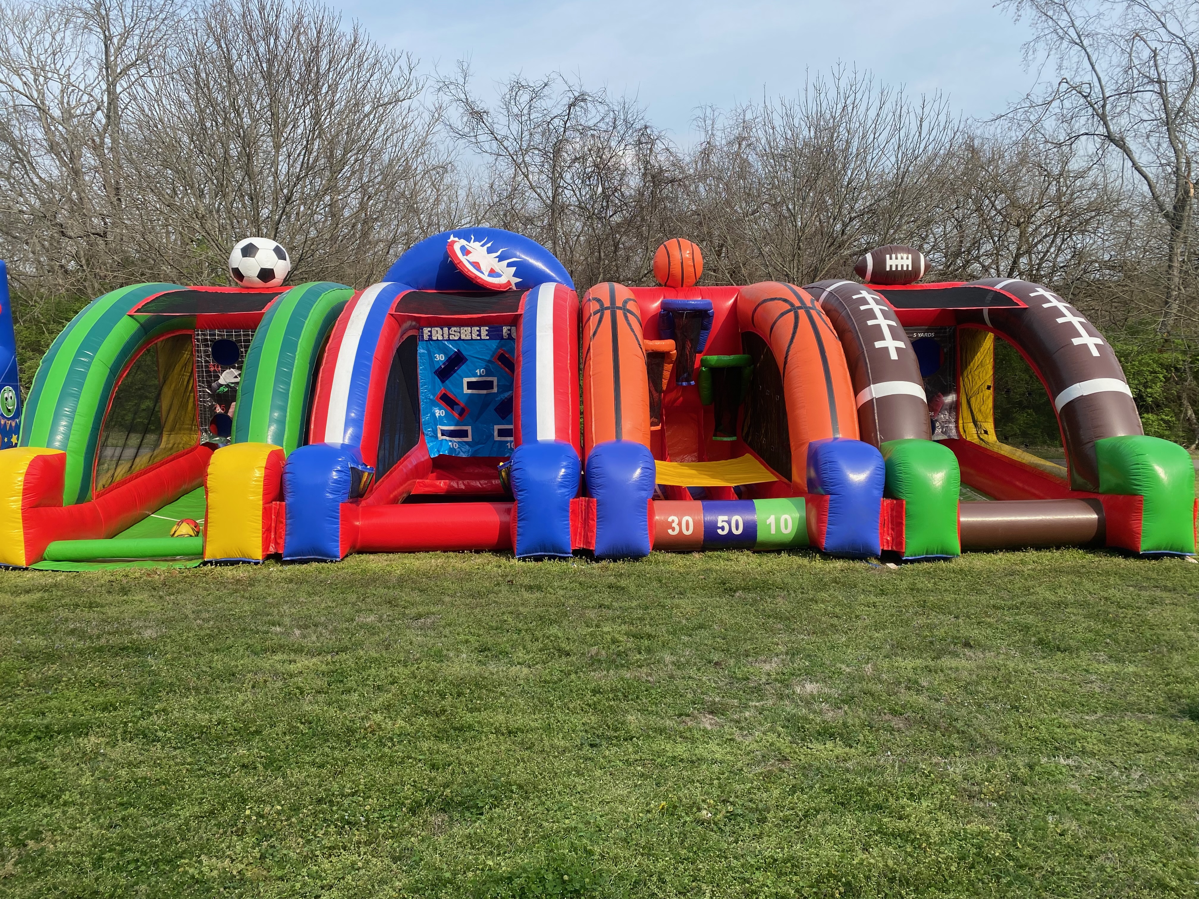 Challenge Games - 4 in 1 - Inflatable Bounce Houses & Water Slides for ...