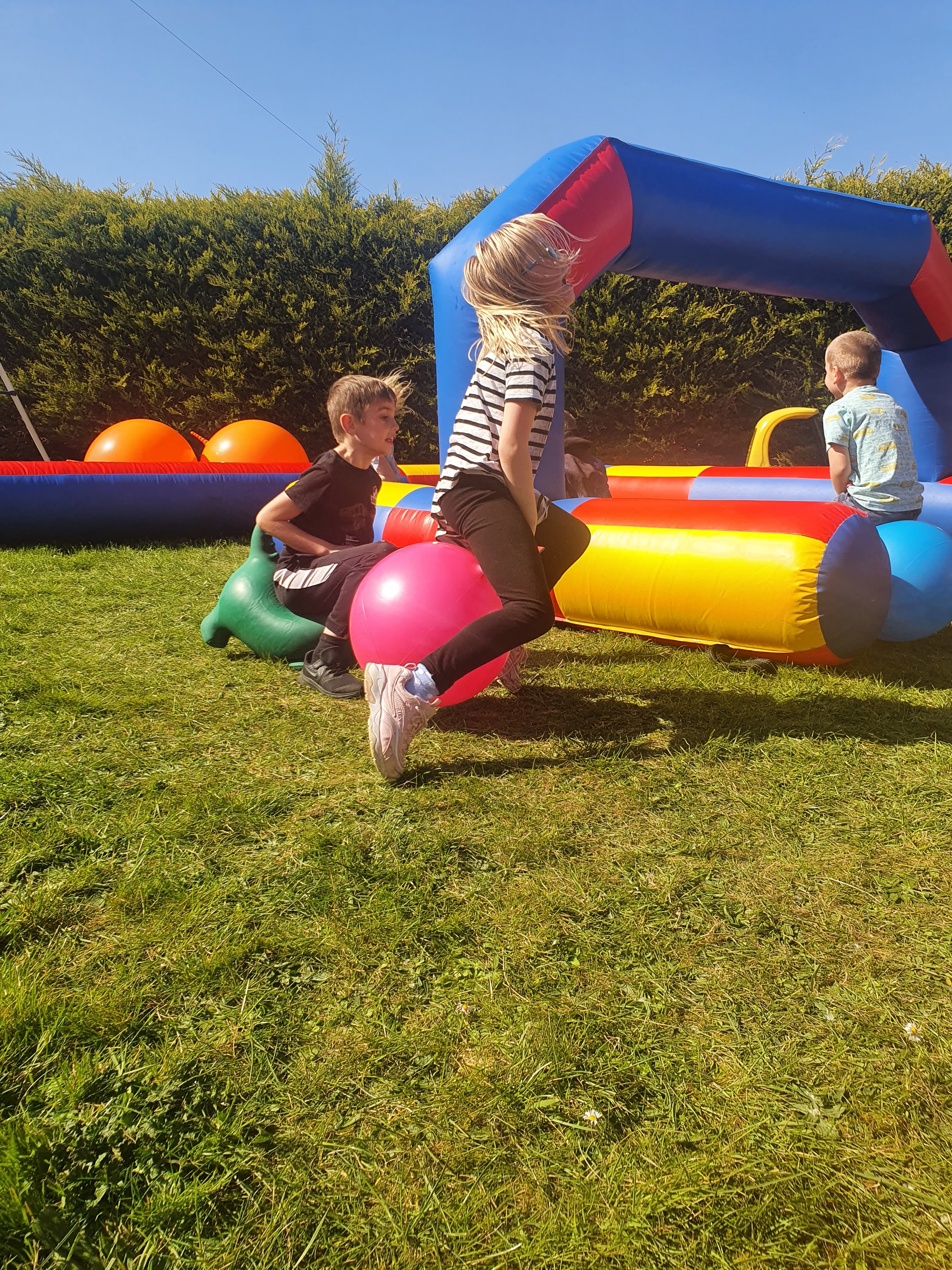 Bounce any hire must be off their hopper. Great party addition