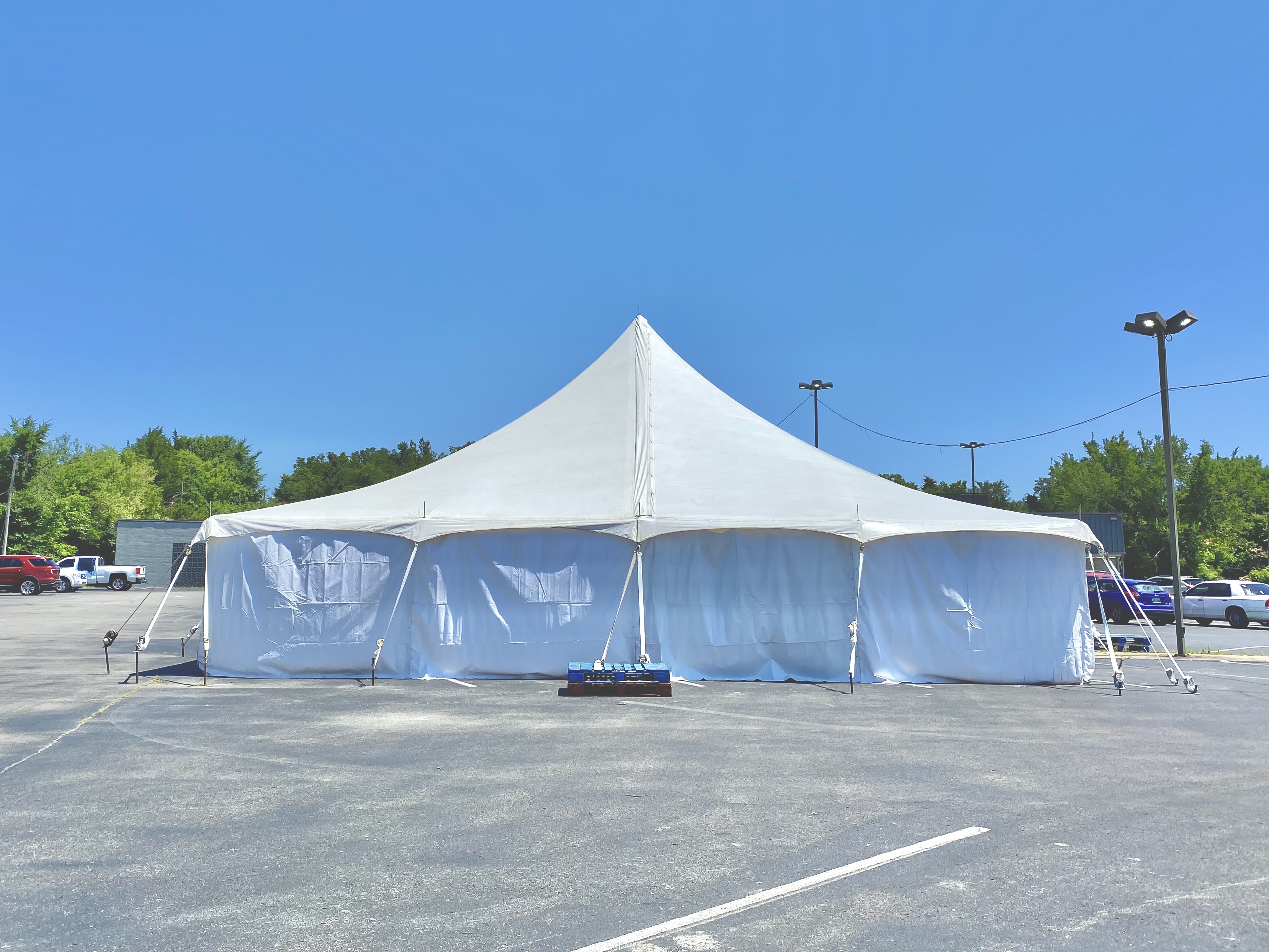 40'x40' Pole Tent - Party and Event Rentals in Manchester, Tullahoma ...