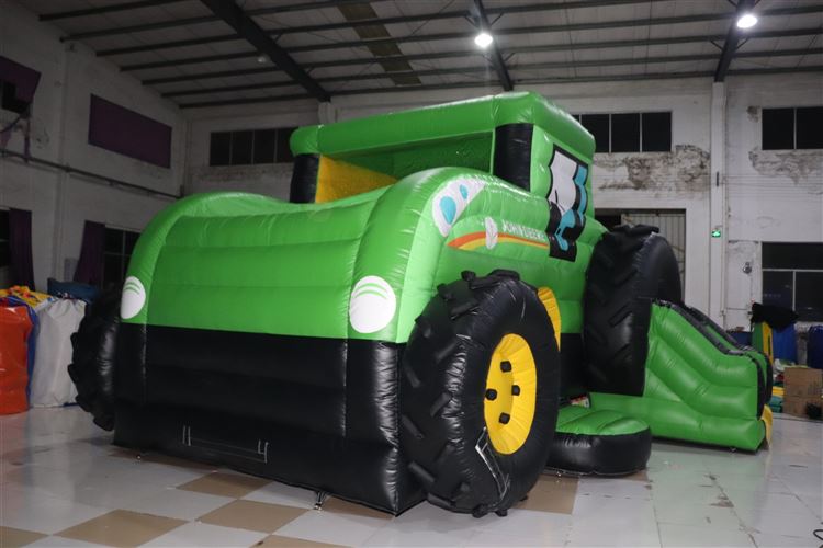 Inflatable Tractor Inflatable John Deere Tractor John Deere Tractor Ashbourne Bouncy