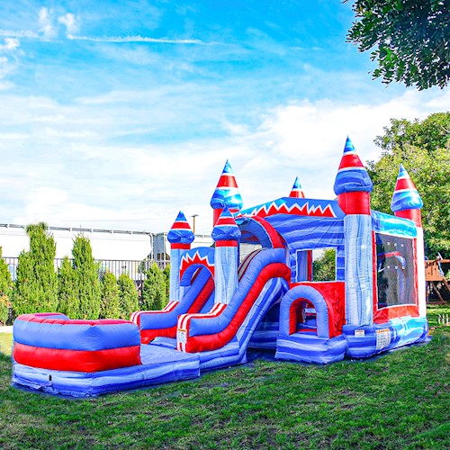 Wet Or Dry Bounce Houses with Slides Best Inflatable and Bounce House Hire service in