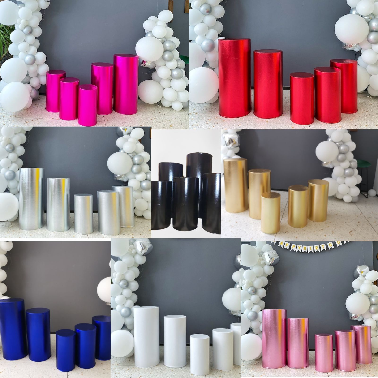 SoNSo Hires Bermuda Event Rental Plinths, Pedestals & Tables