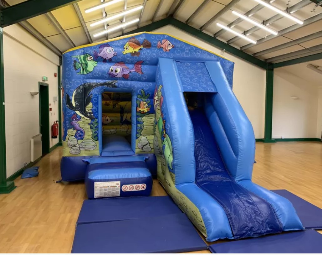 Bounce and Slide Bouncy Castle Combo Hire Cheltenham from Kings!
