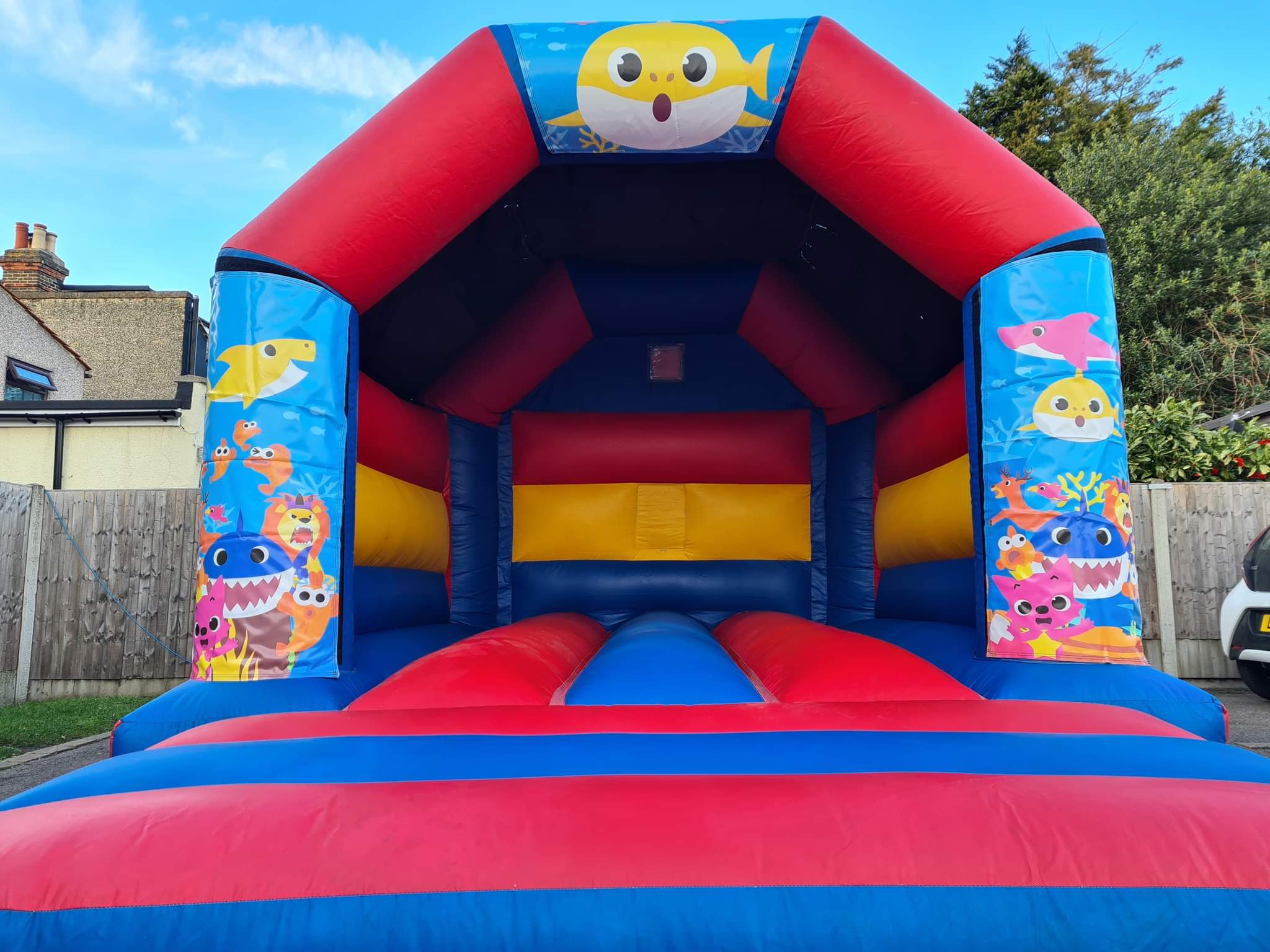 baby shark bouncy castle hire