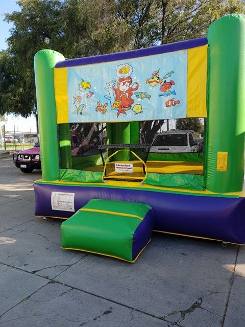 mermaid jumping castle hire