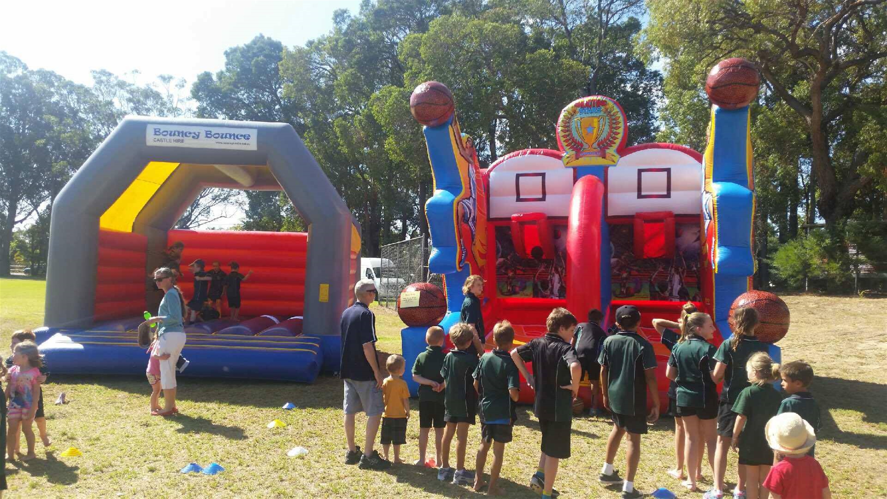 Shooting Stars Basketball Game - Bouncy Castle Hire and Water Slides in