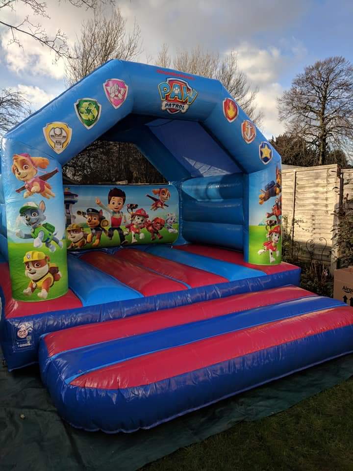 paw patrol bouncy castle