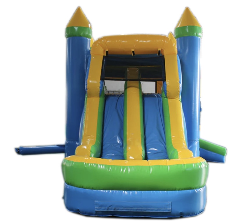 Dual lane combo (Water or Dry slide) Bounce Houses in Brevard County