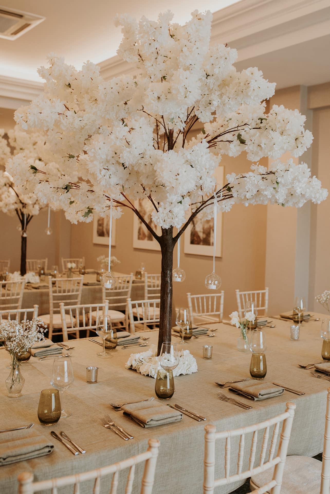 Green Trees for Events and Weddings - Natural Looking Artificial Trees  Event trees
