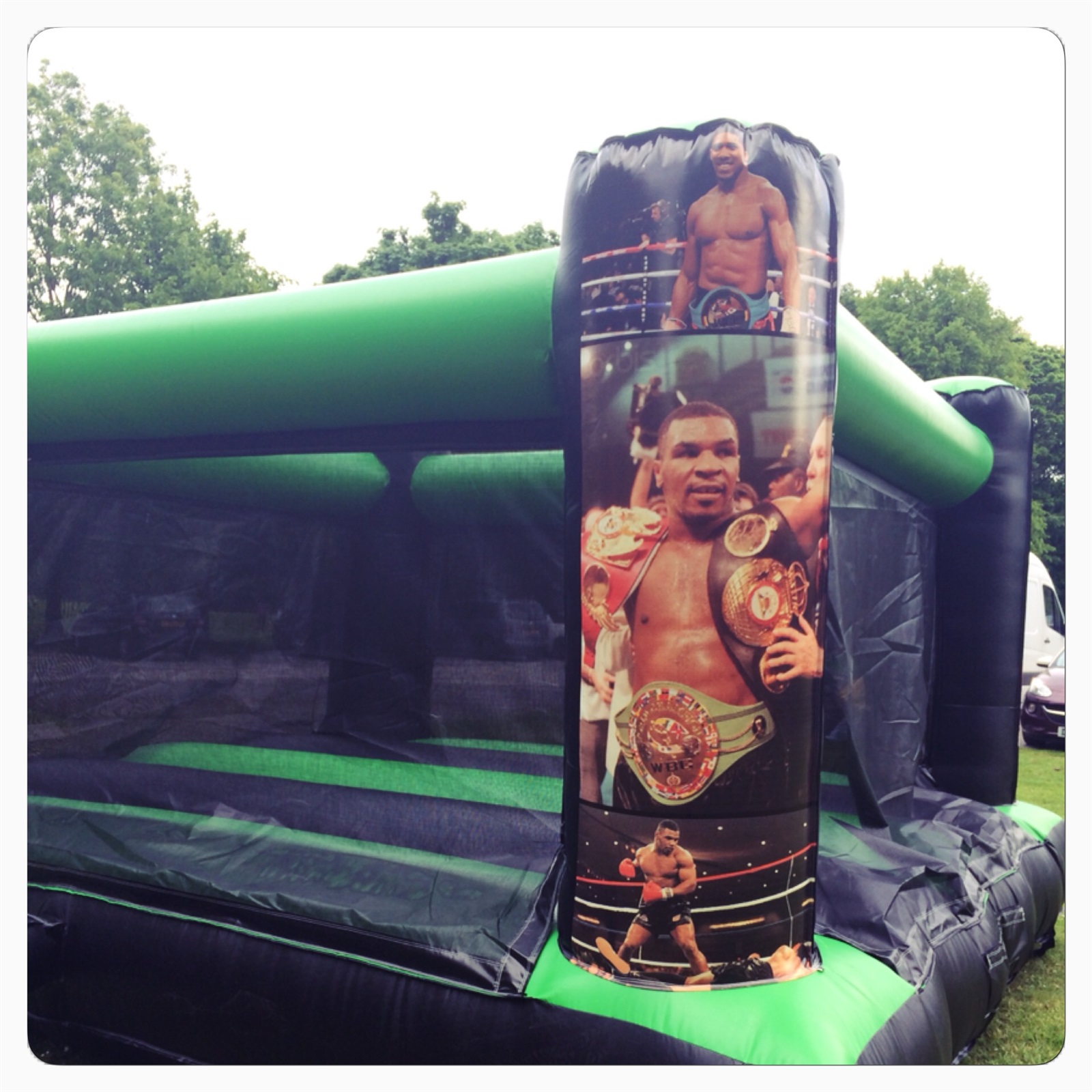 boxing ring bouncy castle