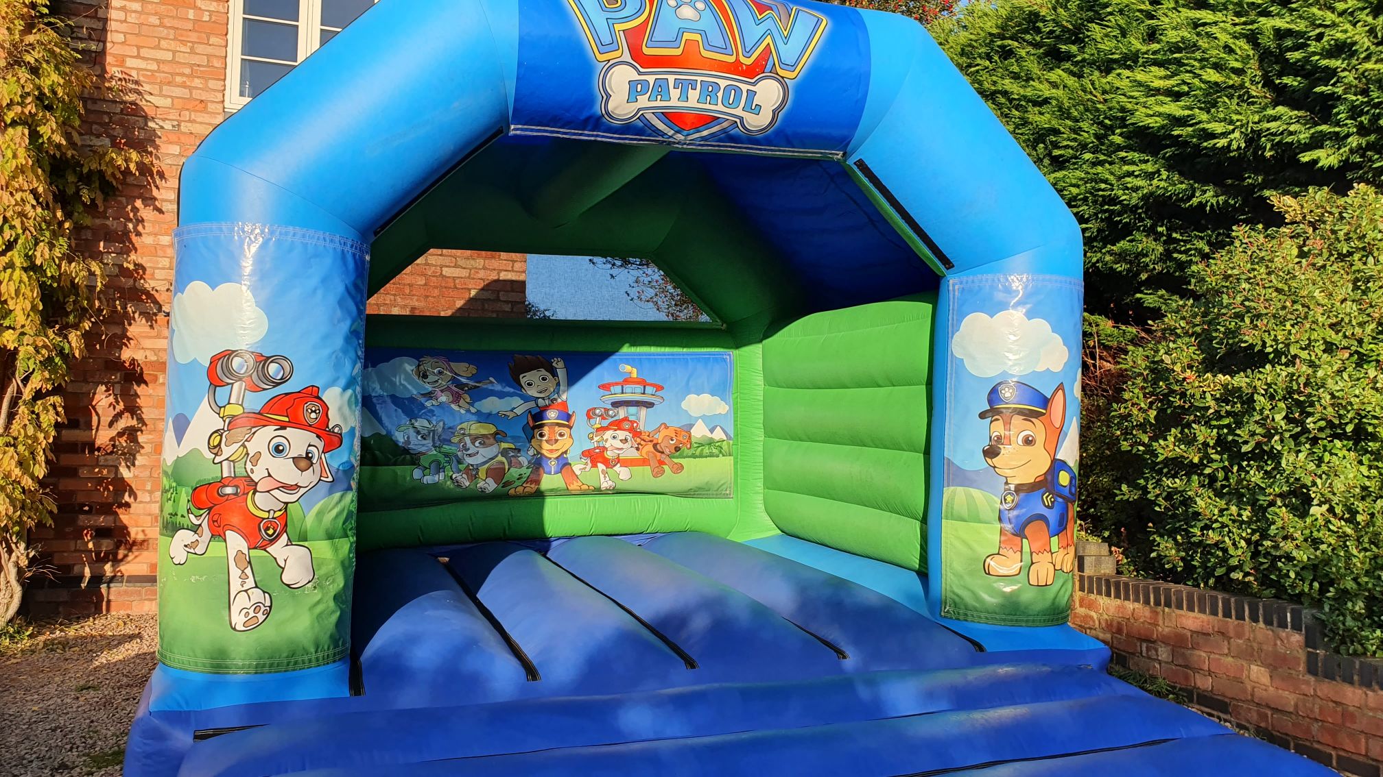 paw patrol bouncy castle