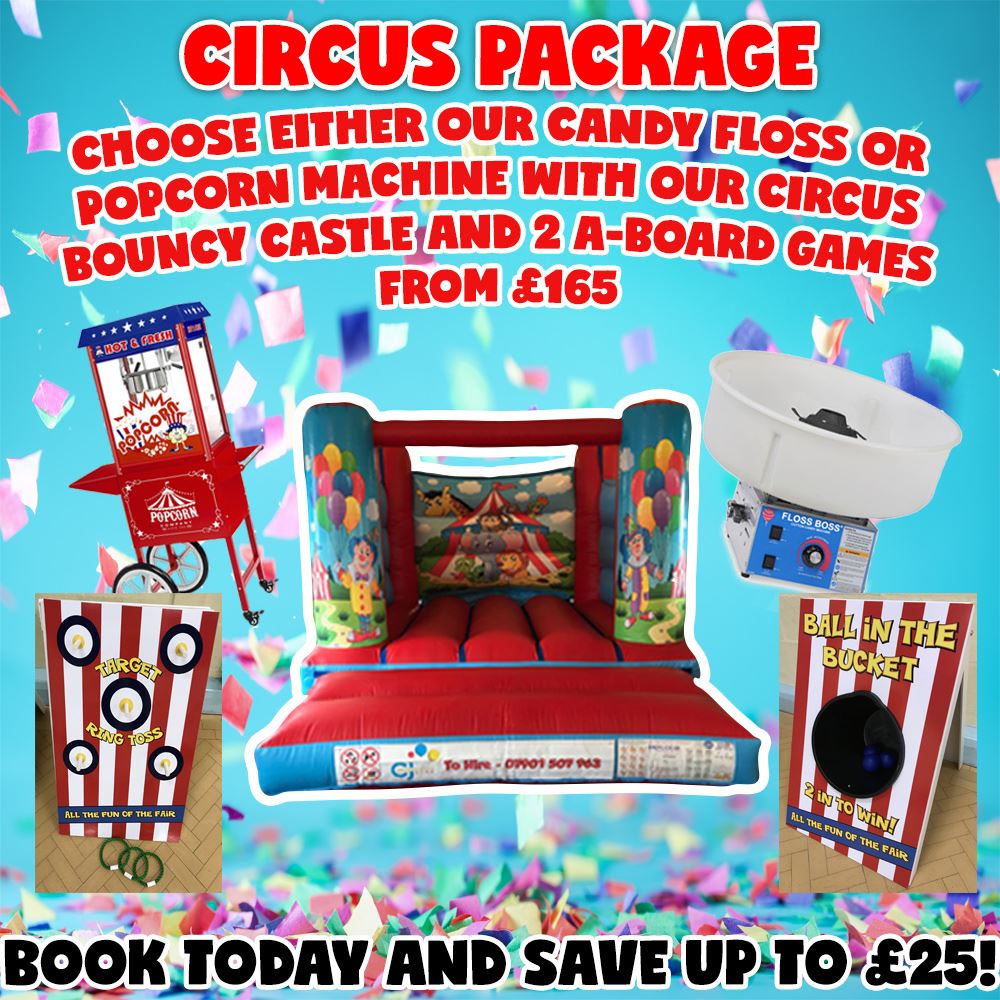 Party Packages Bouncy Castle Hire in Nottingham