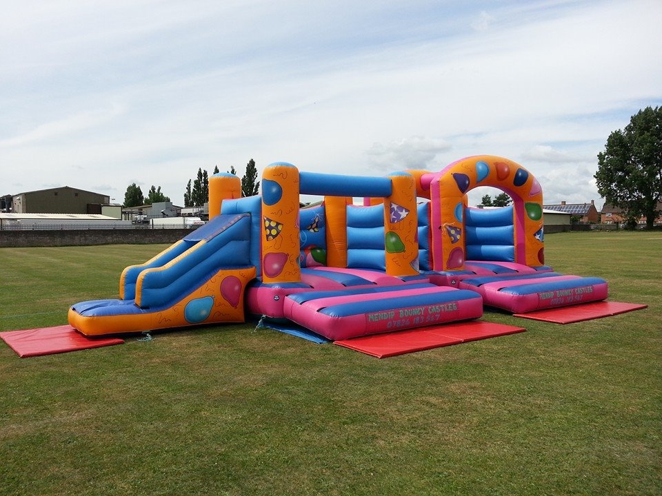 It's Party Time Dual Bouncy Castle Package Bouncy Castle, Inflatable