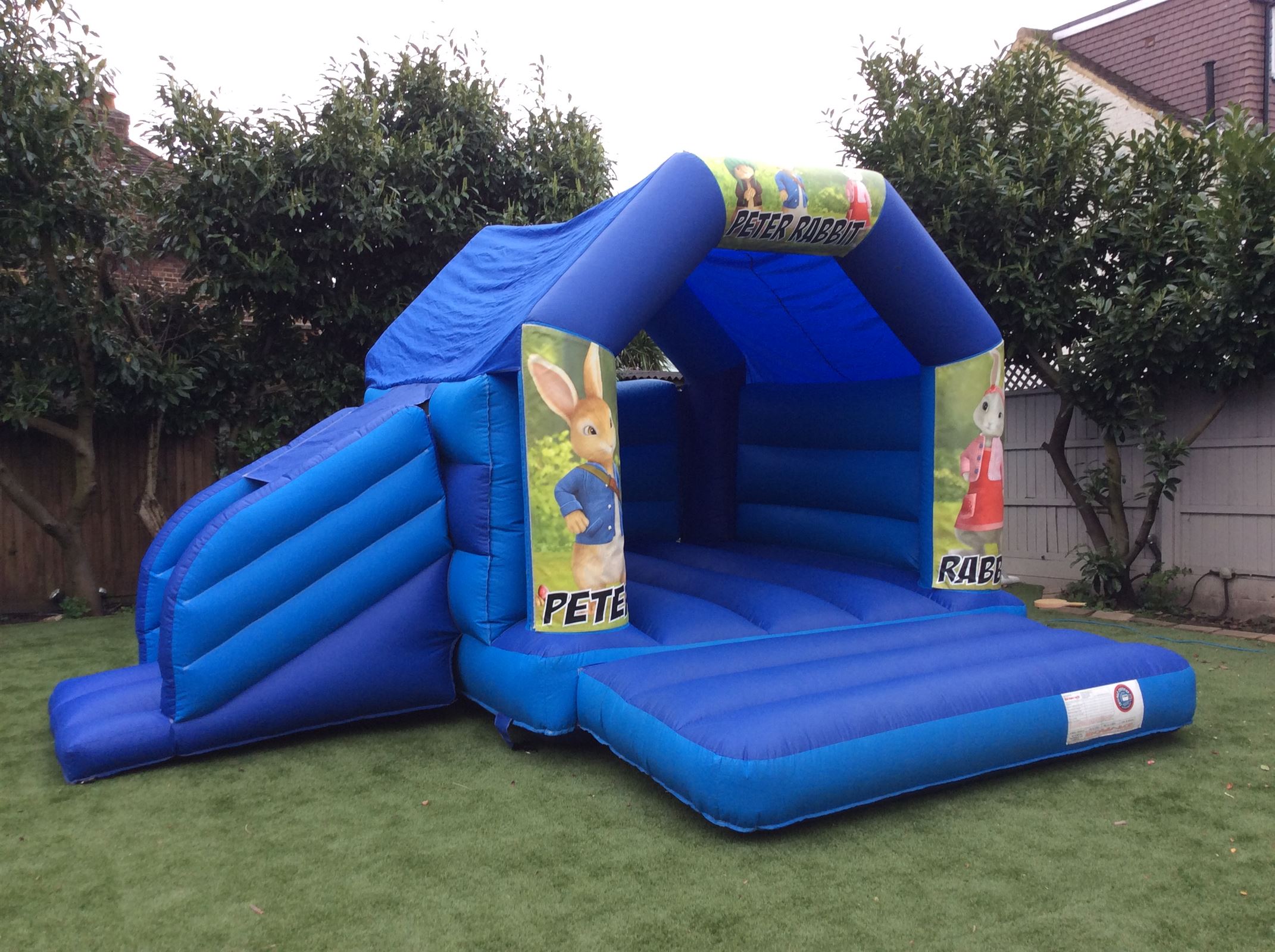 peter rabbit bouncy castle hire