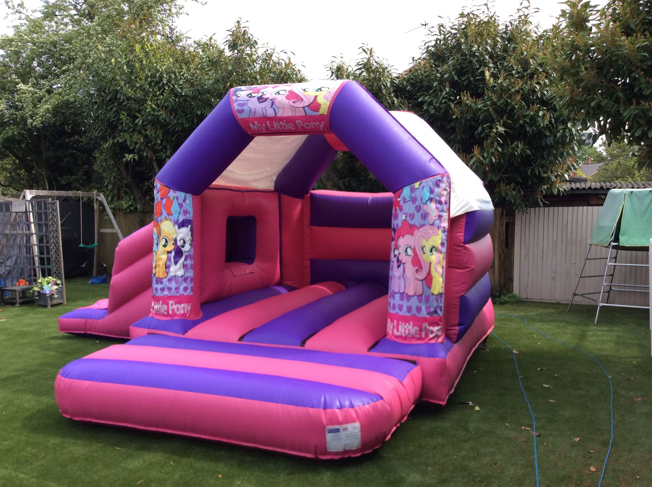 bouncy castle small garden