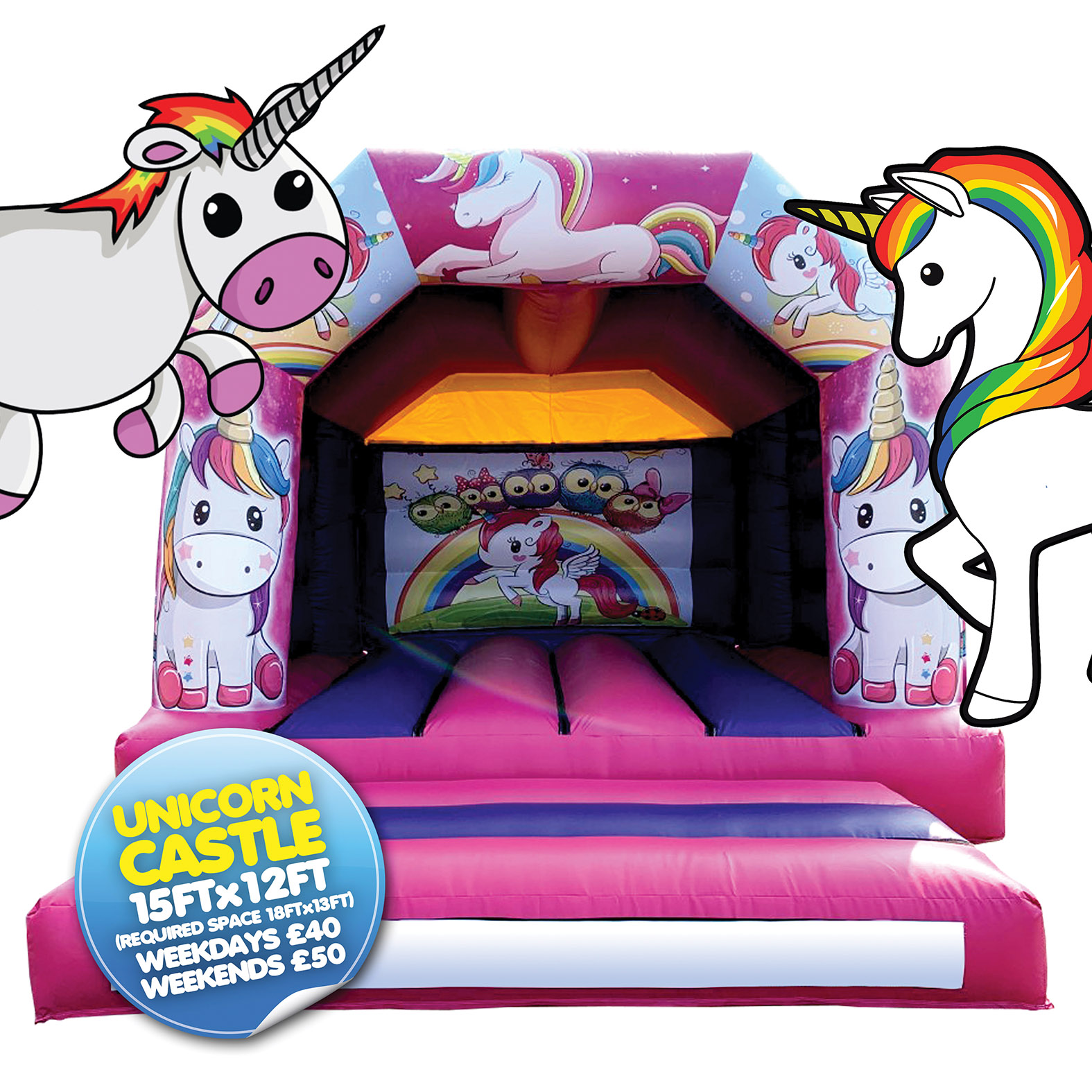 bouncy castle for girls