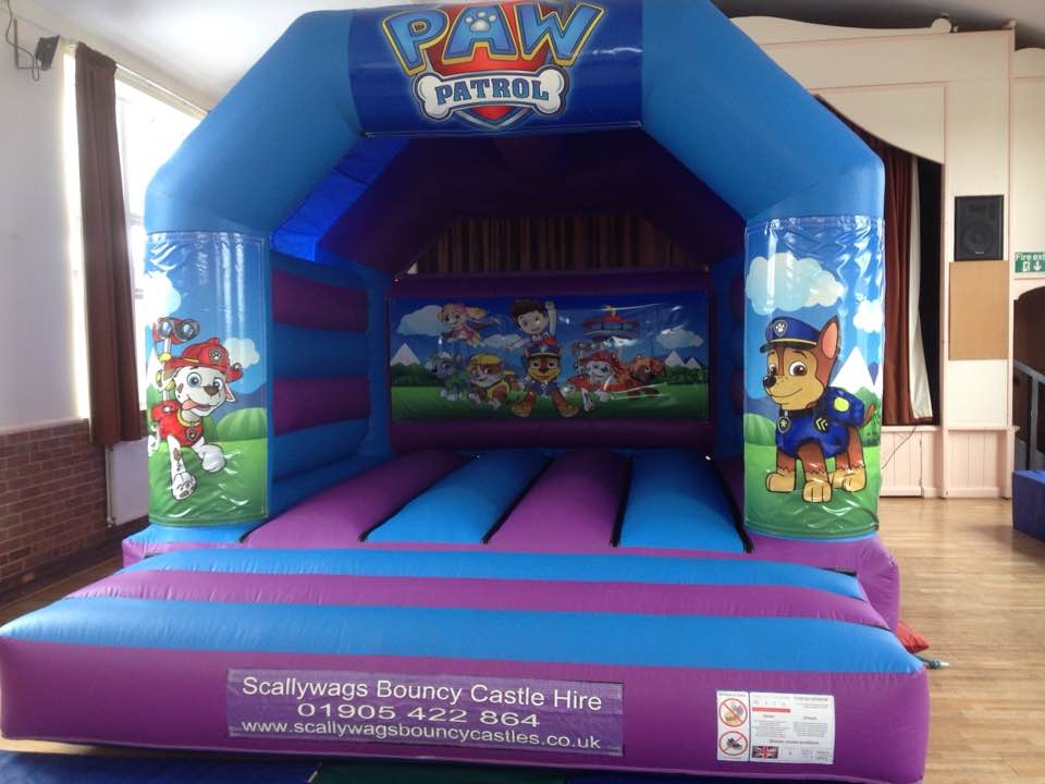 paw patrol bouncy castle