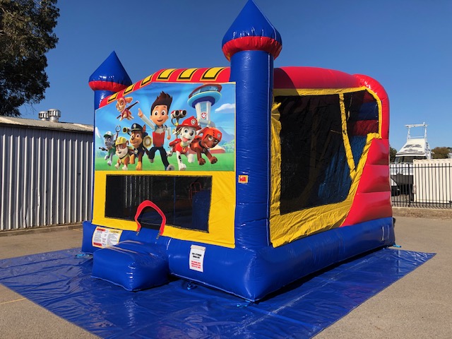 the range bouncy castle