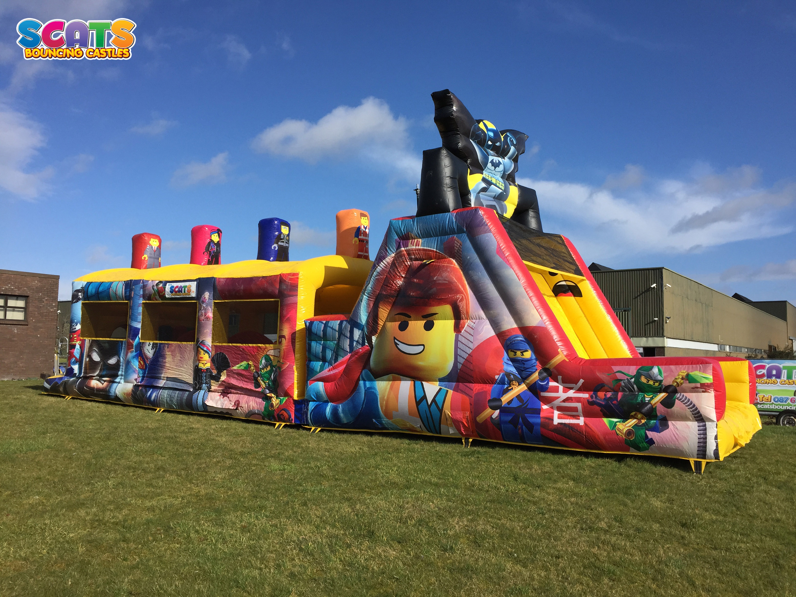 Giant Lego Obstacle Course SBC93 Bouncy Castle Hire in Carlow