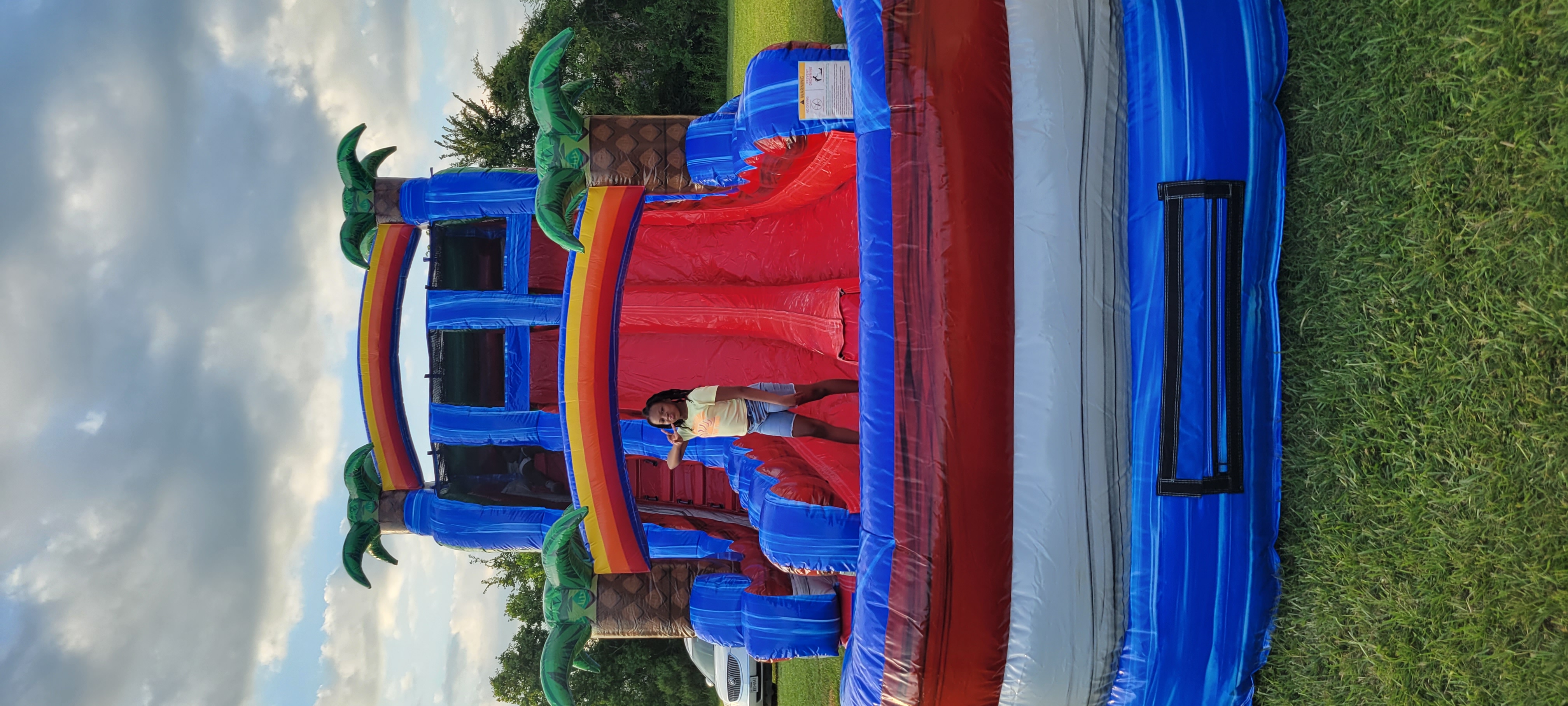 Scott's Inflatable 18' Baja Hybrid Dual Waterslide - Bounce House Rentals, Water Slide ...