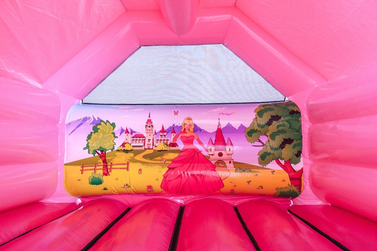 princess-bouncy-castle-front-slide-18ft-long-x-13ft-wide-x-10ft