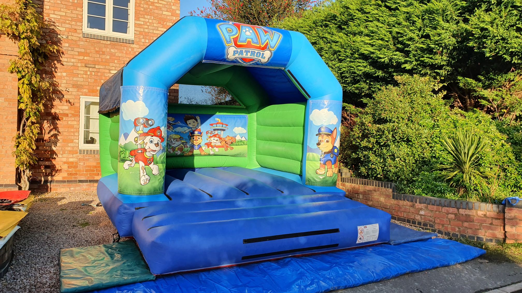 paw patrol bouncy castle