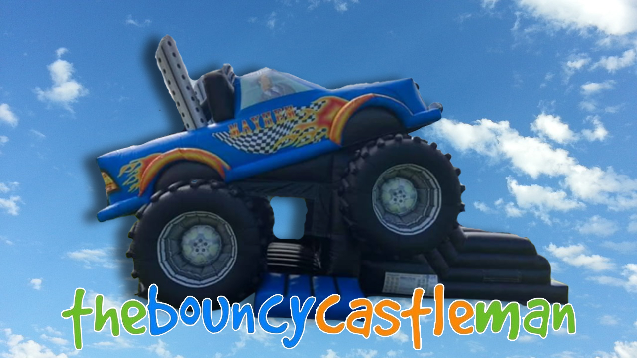 Monster Truck Combo Bouncy Castle Hire in Edinburgh, East Lothian