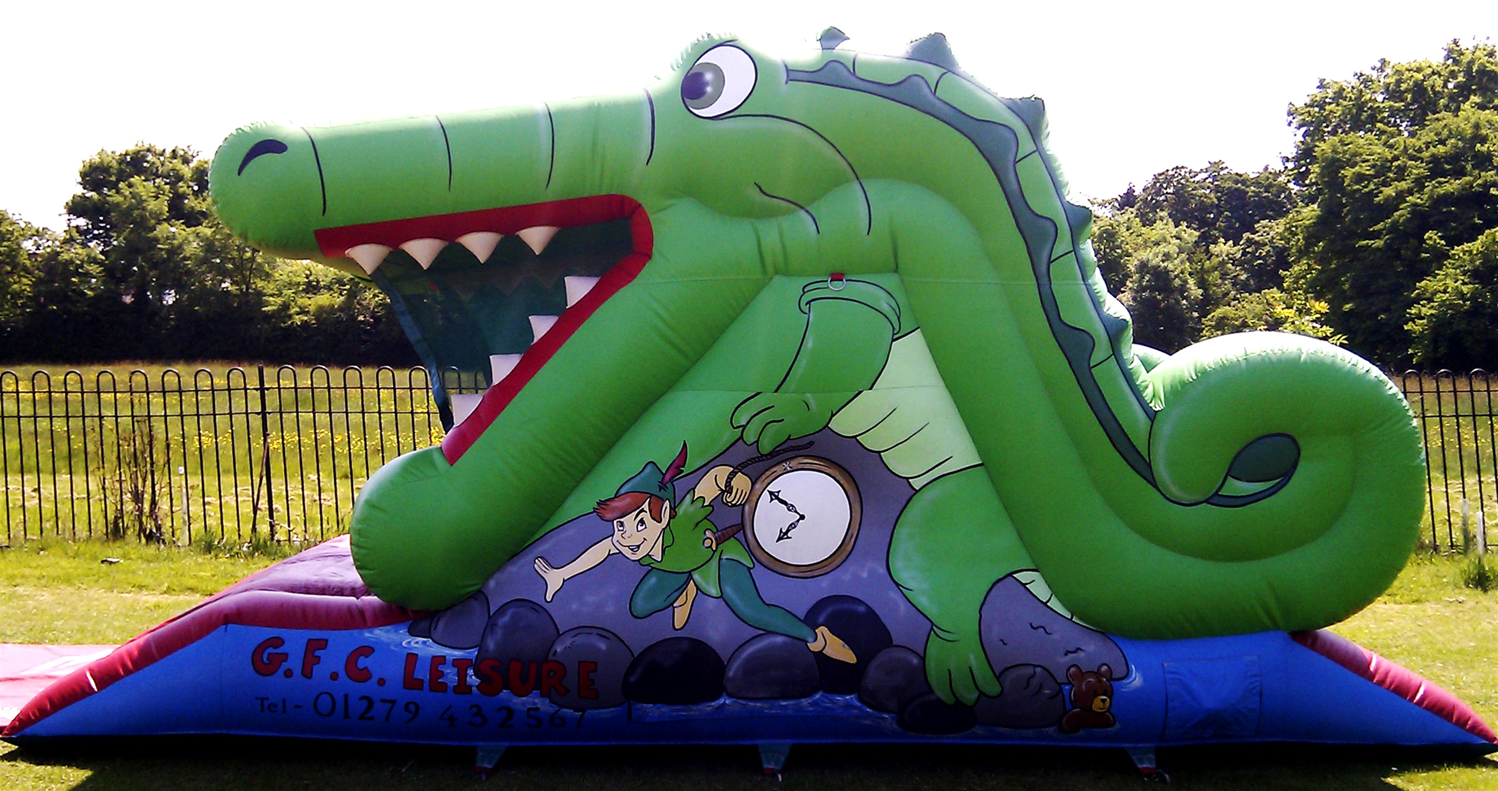 crocodile water slide