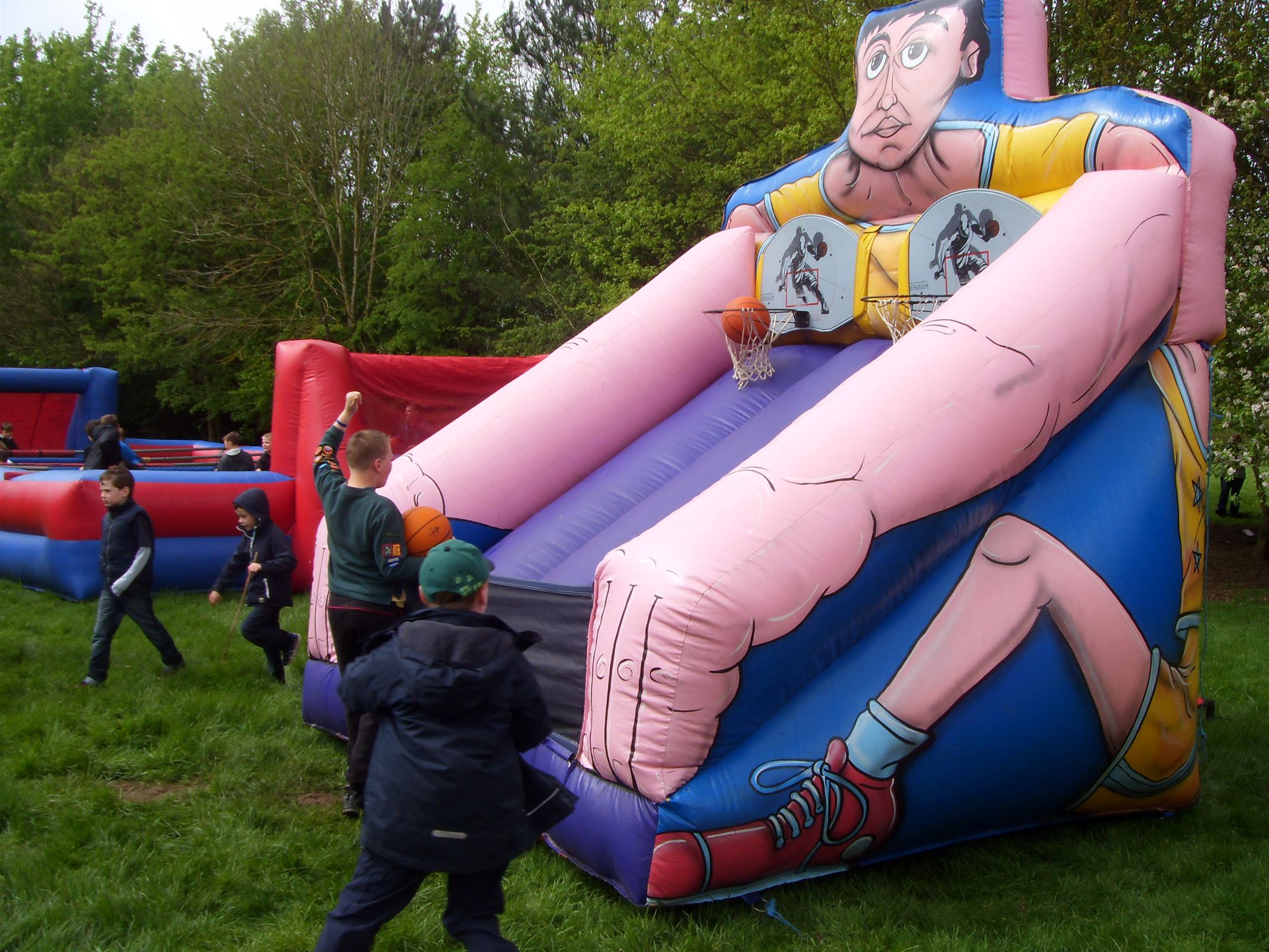 Inflatable Basket Ball Bouncy Castle Hire in Bedford, Milton Keynes