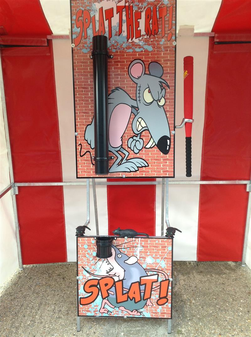 Splat The Rat Side Stall For Hire, Essex