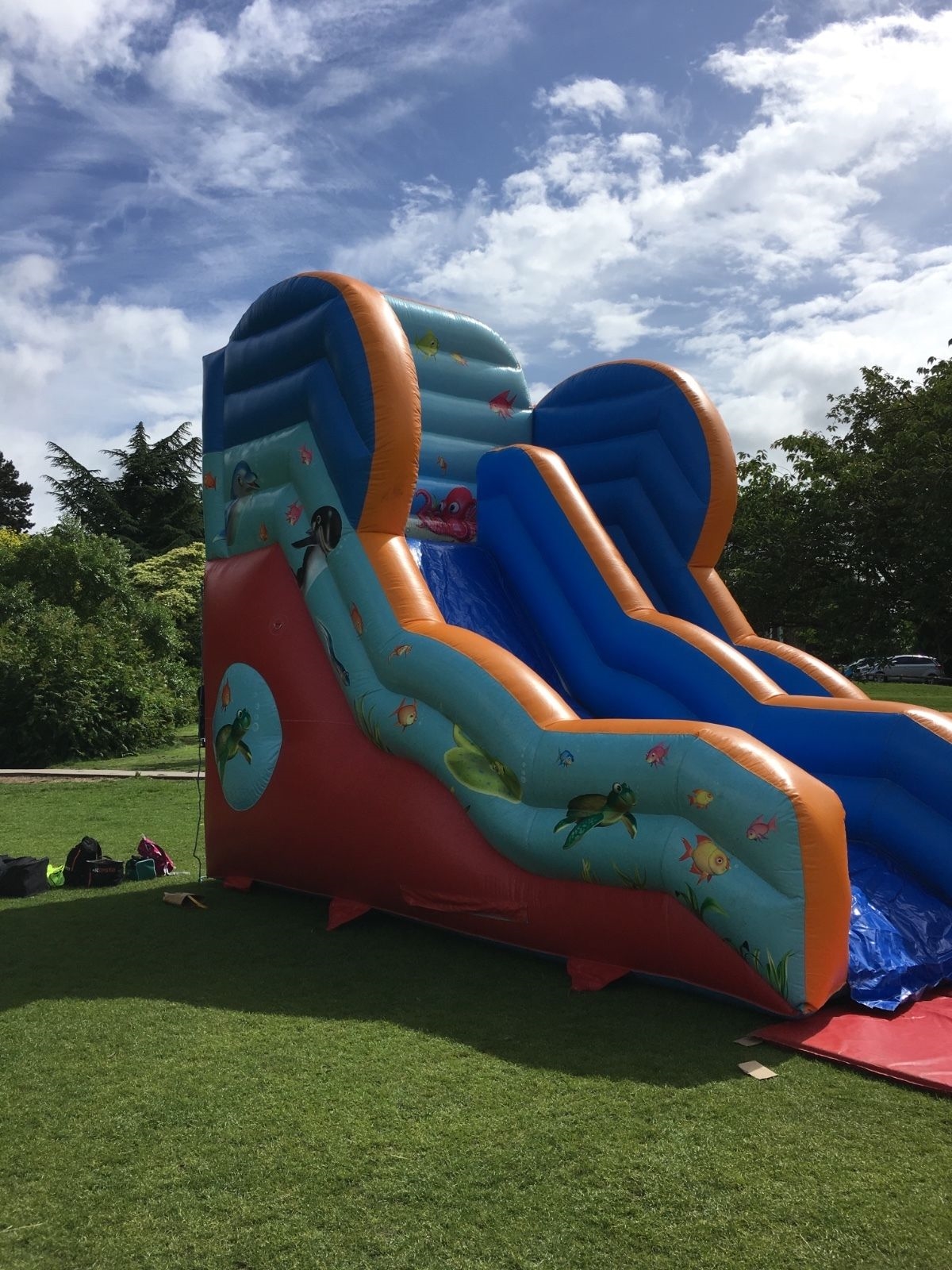 10ft Platform Slide Bouncy Castle Hire in Milton Keynes