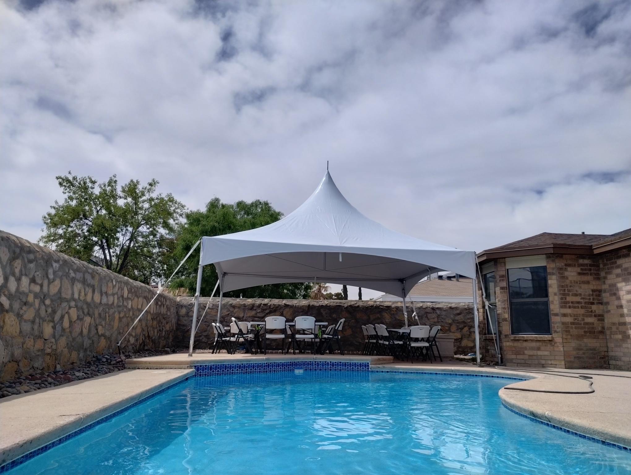 20x20 Deluxe High Peak Tent Best Rentals service in Florida, Volusia