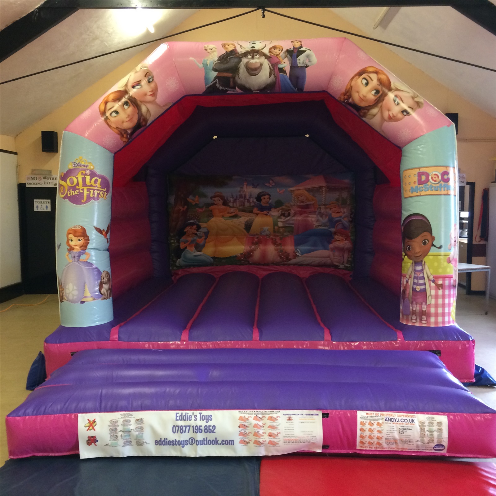 Princess & Mermaid bouncy castles for hire Born 2 Bounce