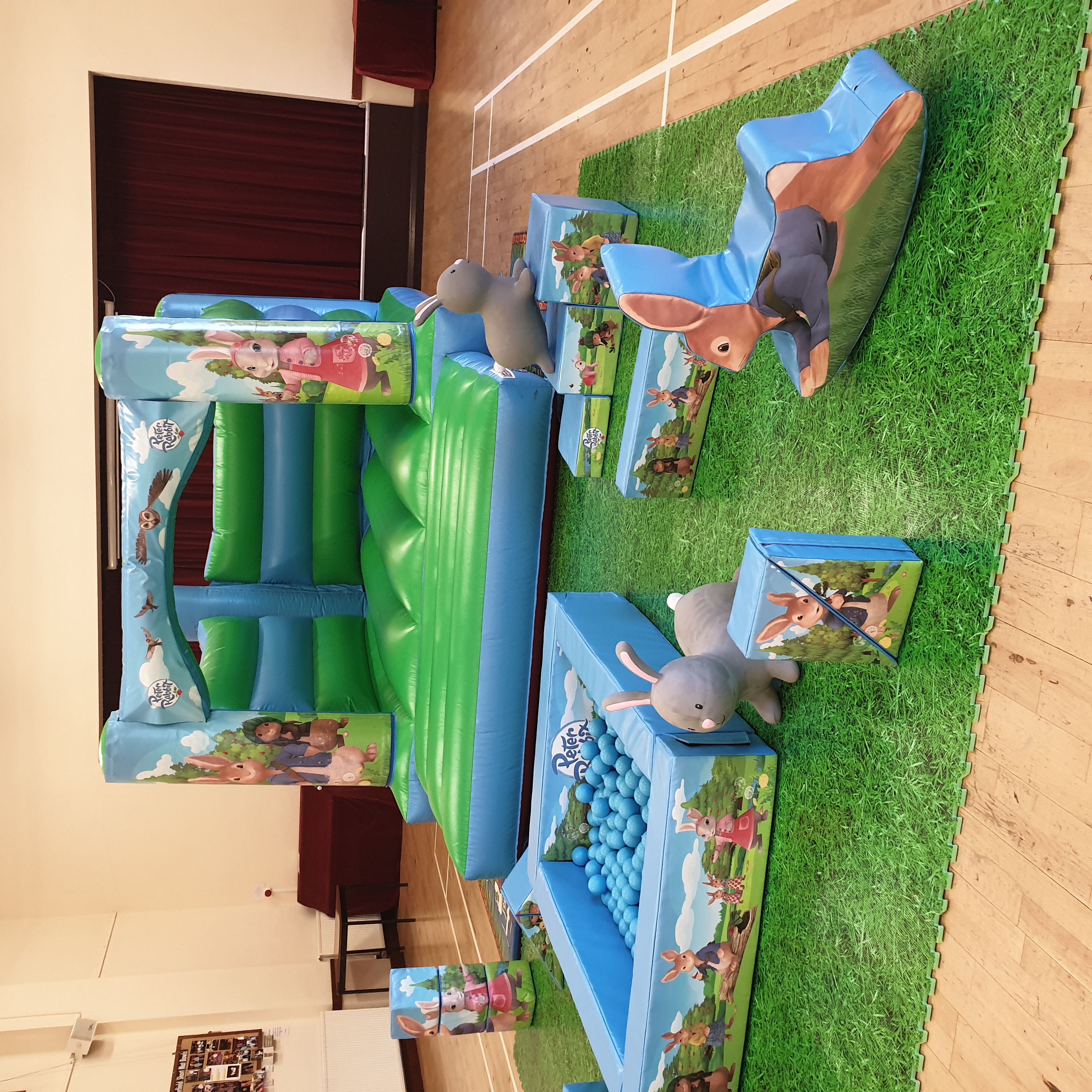 peter rabbit bouncy castle hire