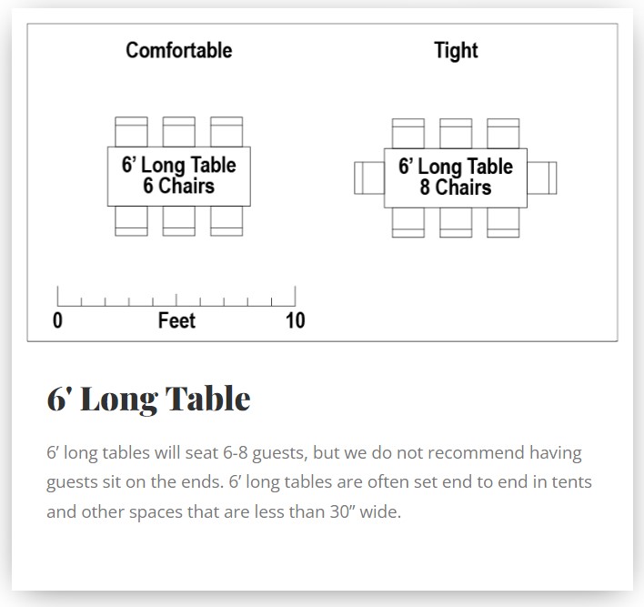 Table Rectangular 6FT Specialize in Bounce Houses and Party