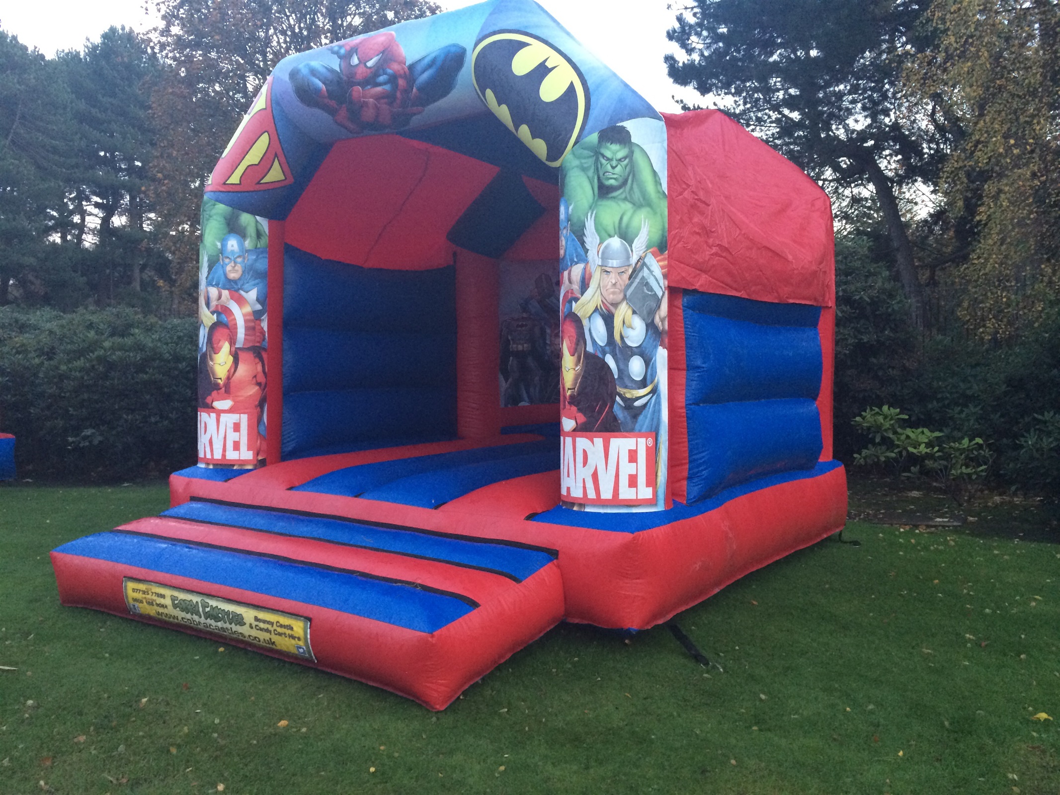 Avengers Bouncy Castle 12ft x 15ft - Bouncy Castle Hire in Liverpool ...