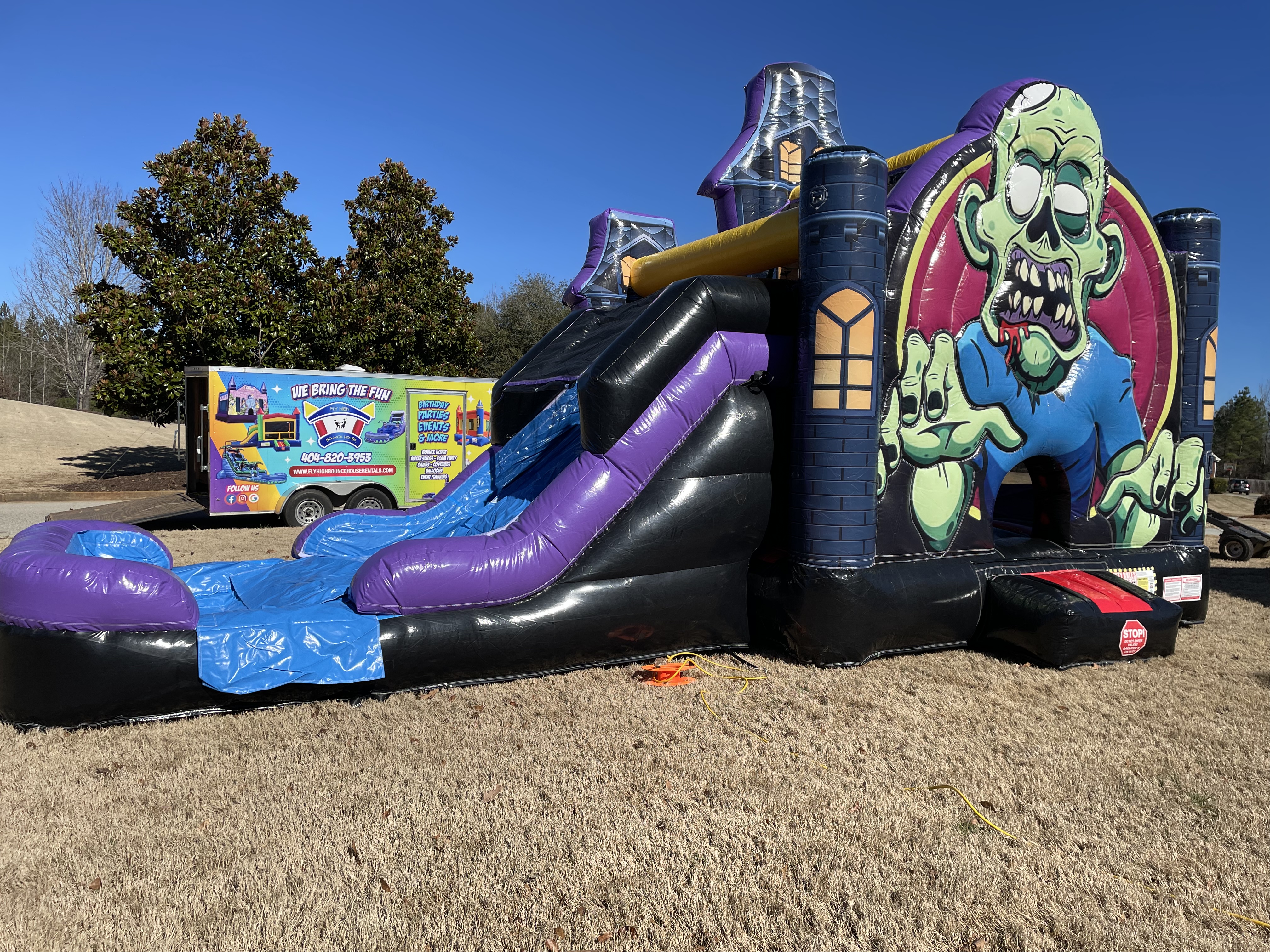 Zombie Combo - Bounce House Rental in Atlanta | Fly High Bounce House