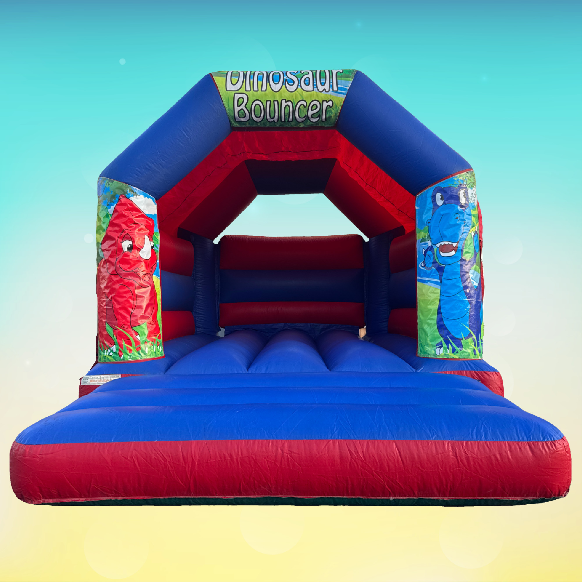 Dinosaur 12ft x 15ft Bouncy Castle - bouncy castle hire Birmingham