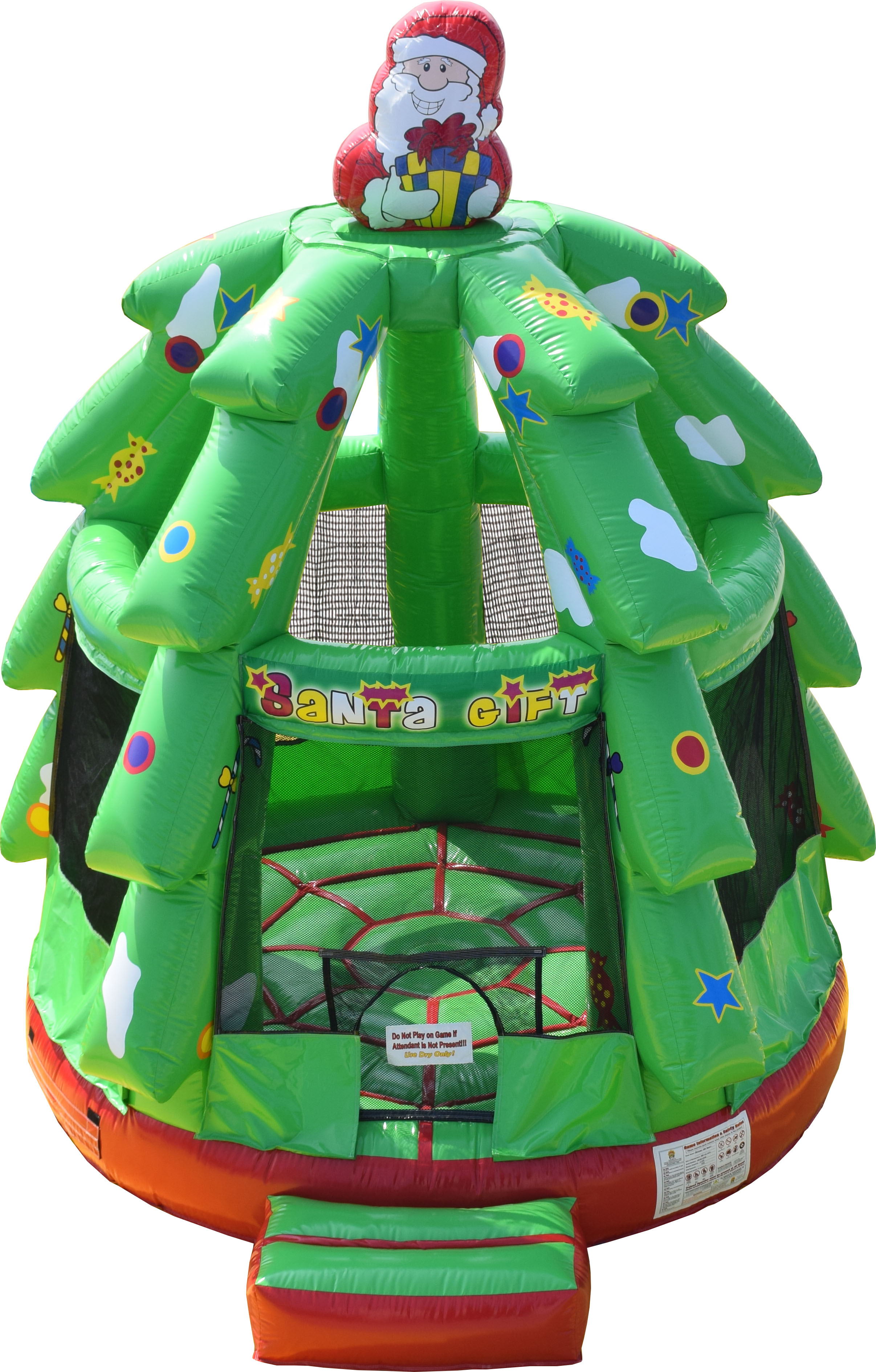 Christmas Tree Bounce House Best Rentals service in South Ga Bounce