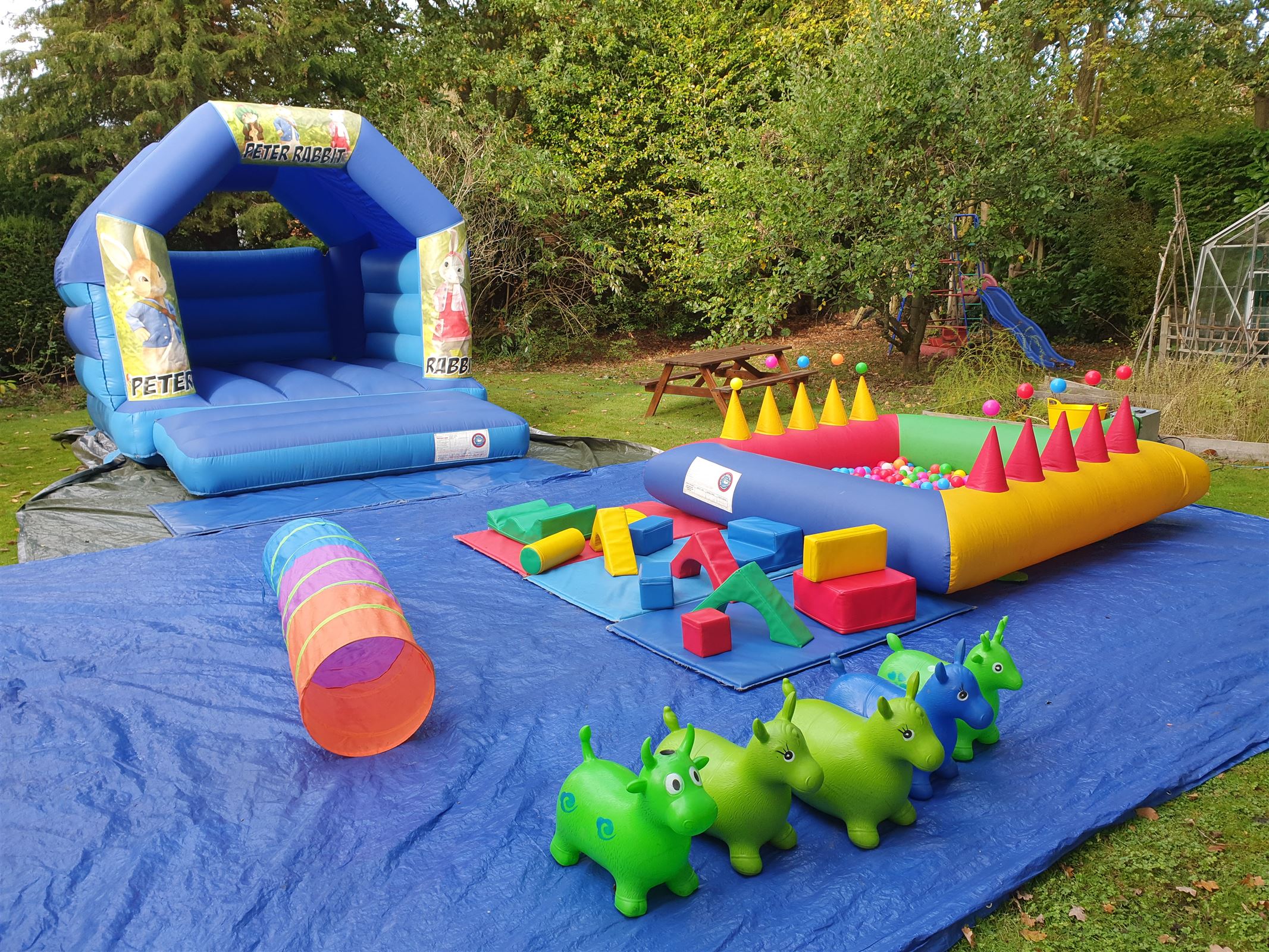 peter rabbit bouncy castle hire