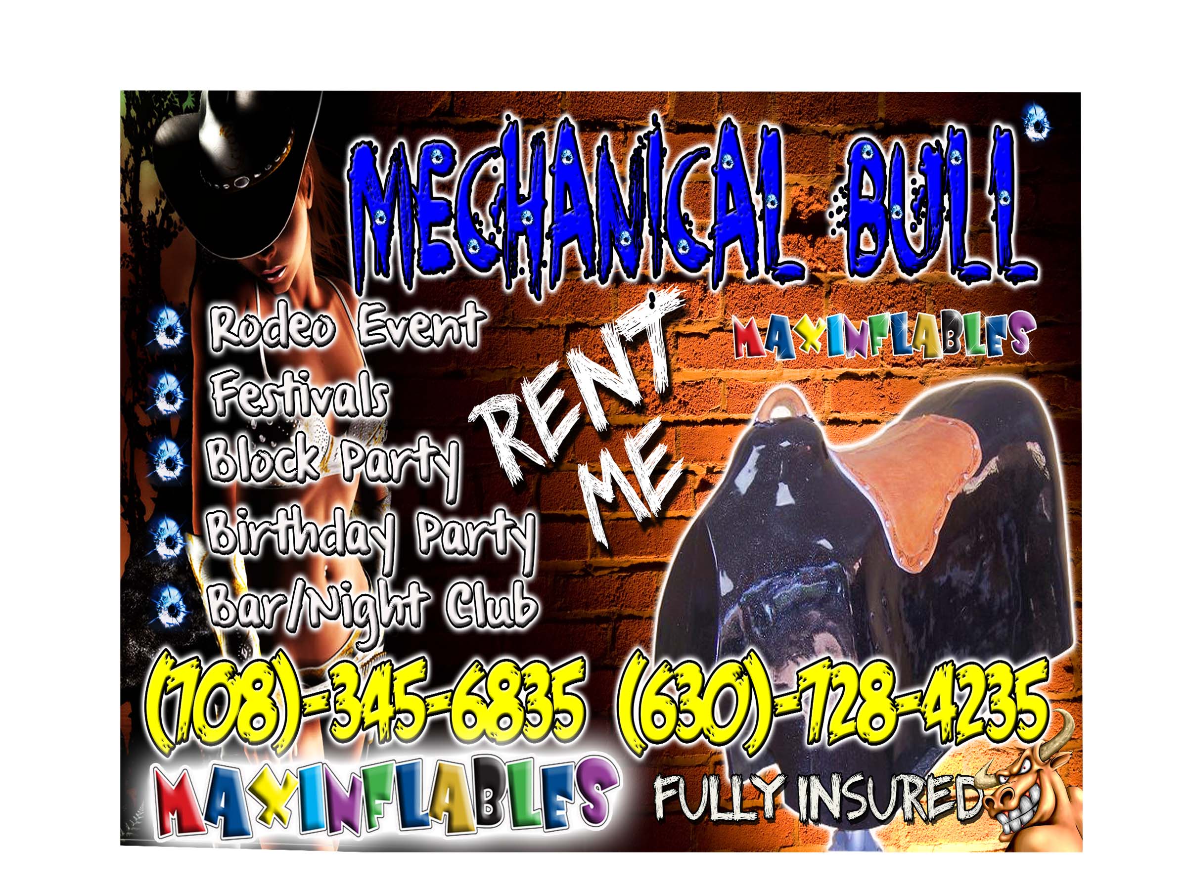 mechanical-bull-best-bounce-house-inflatable-hire-service-in-il