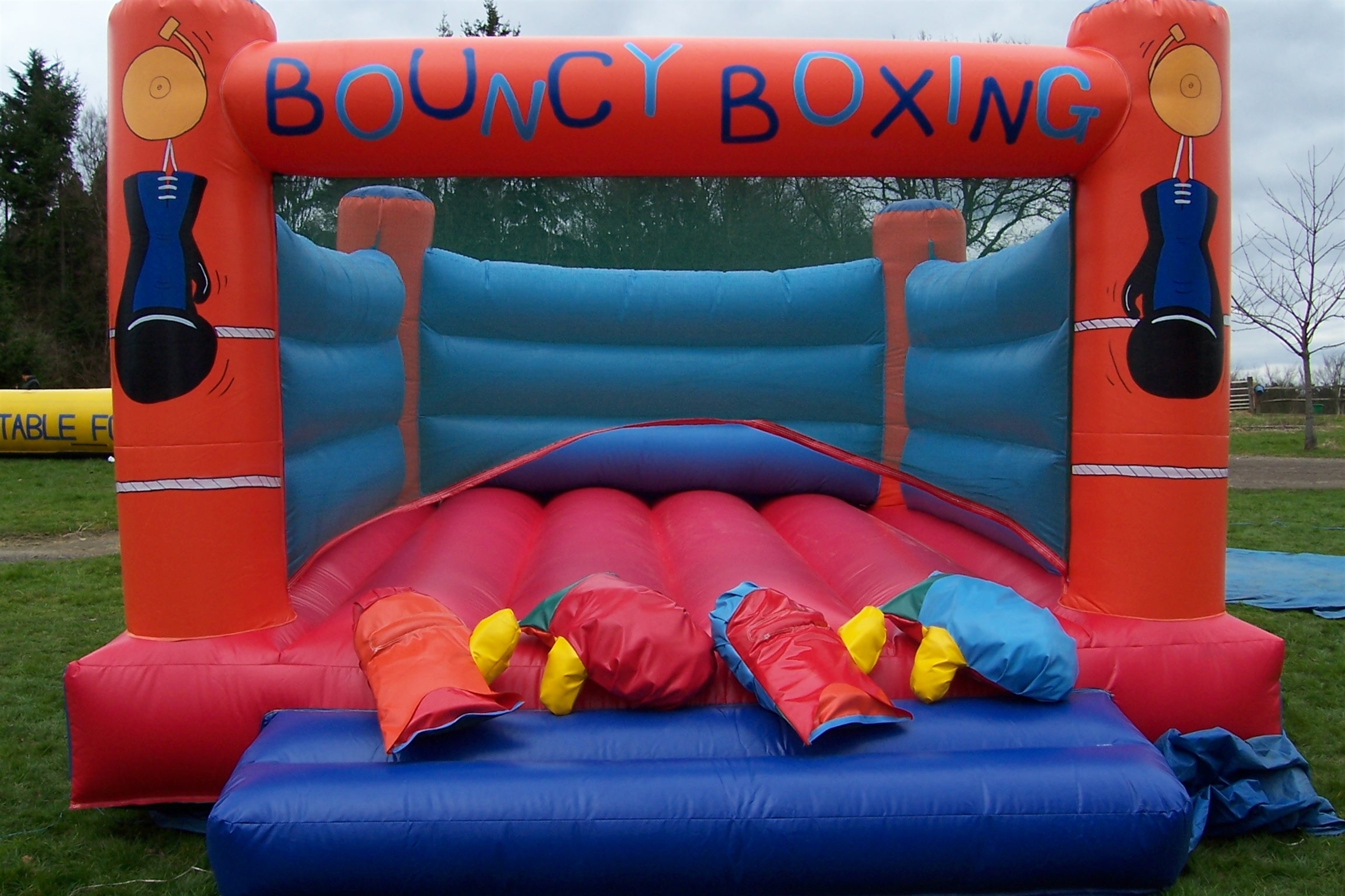 boxing ring bouncy castle