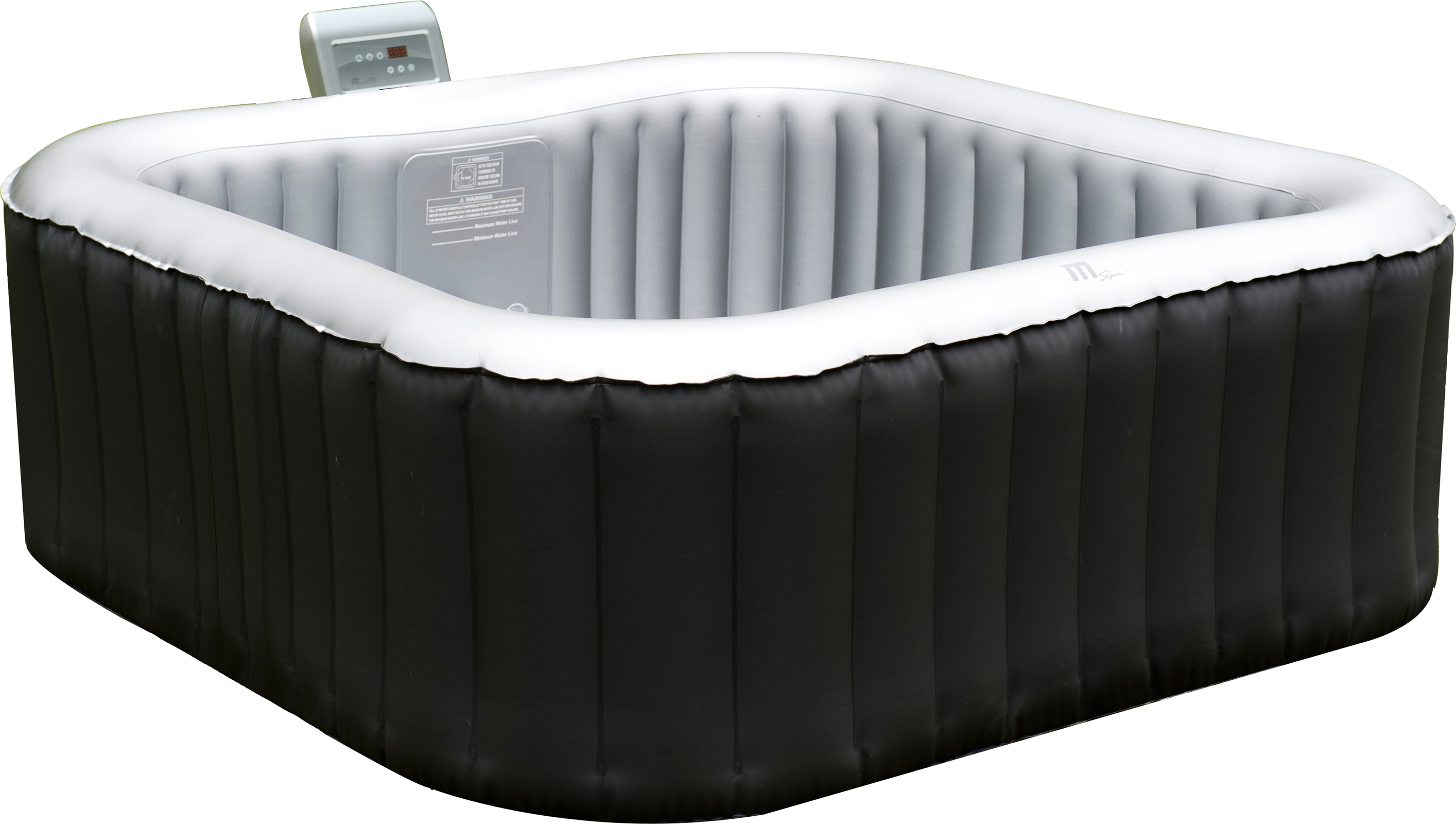 Mspa Alpine Lite Square Portable Hot Tub 6 Seater £395 Free Delivery Hot Tub And Hot Tub