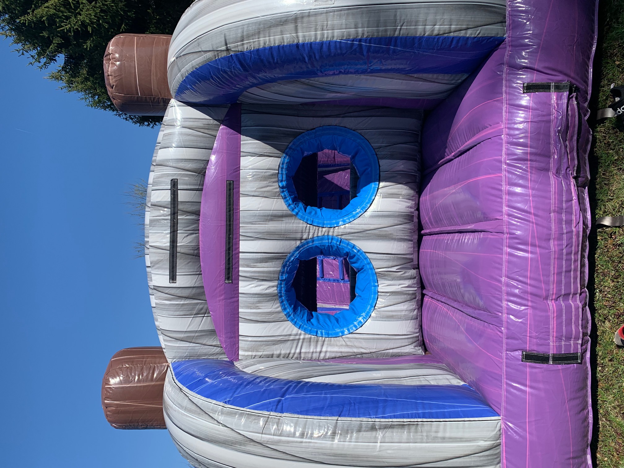 Purple Crush Obstacle Course Bounce House Rental in Pittsburgh