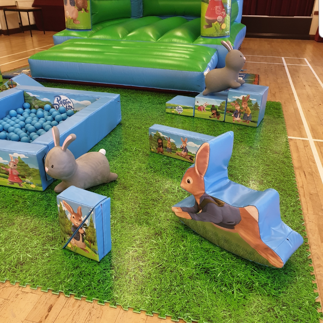 peter rabbit bouncy castle hire