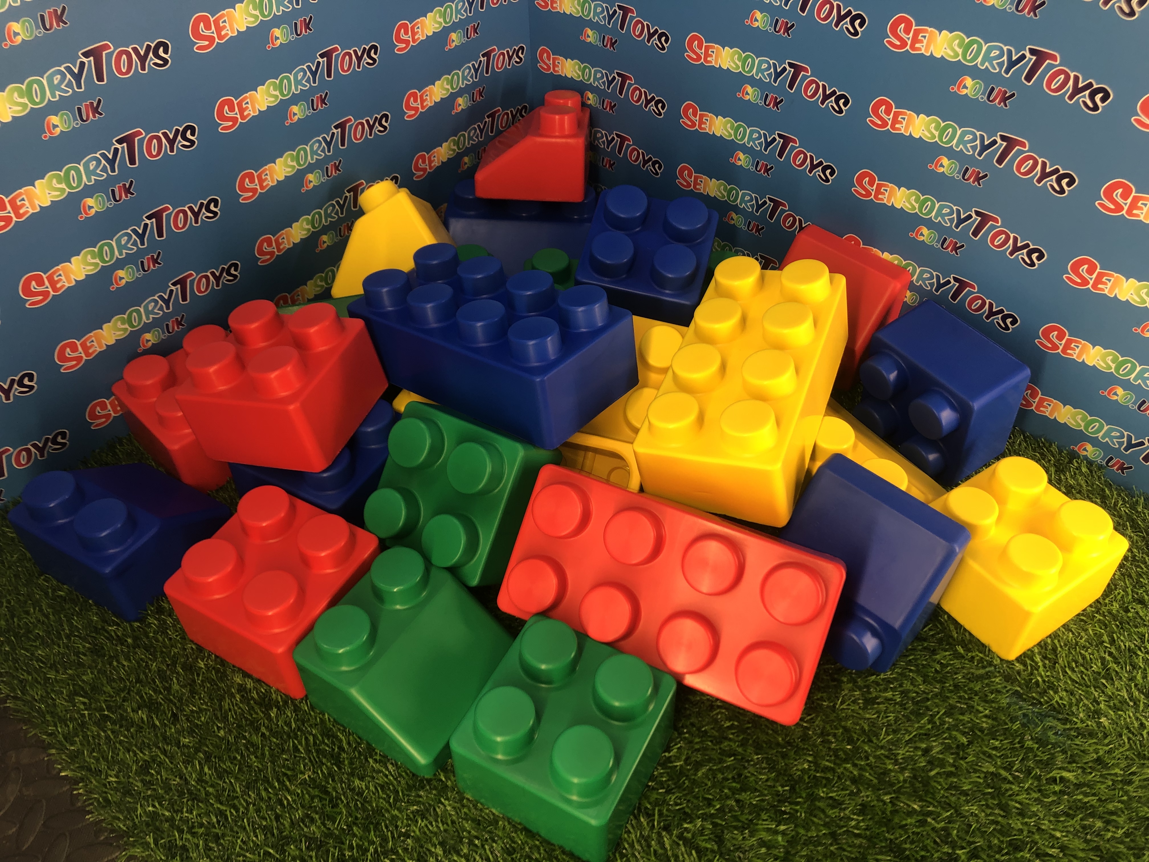 Giant Rubber Lego Blocks Free Sensory Toys Online Toy Shop Popular Sensory Toys in Covering Hampshire Wiltshire Berkshire and throughout the United Kingdom SENSORYTOYS