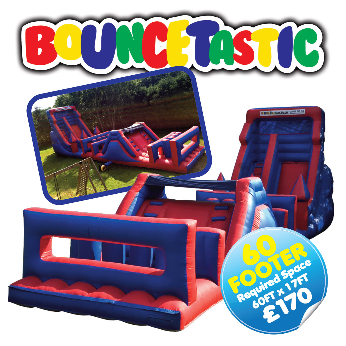 hire inflatable assault course