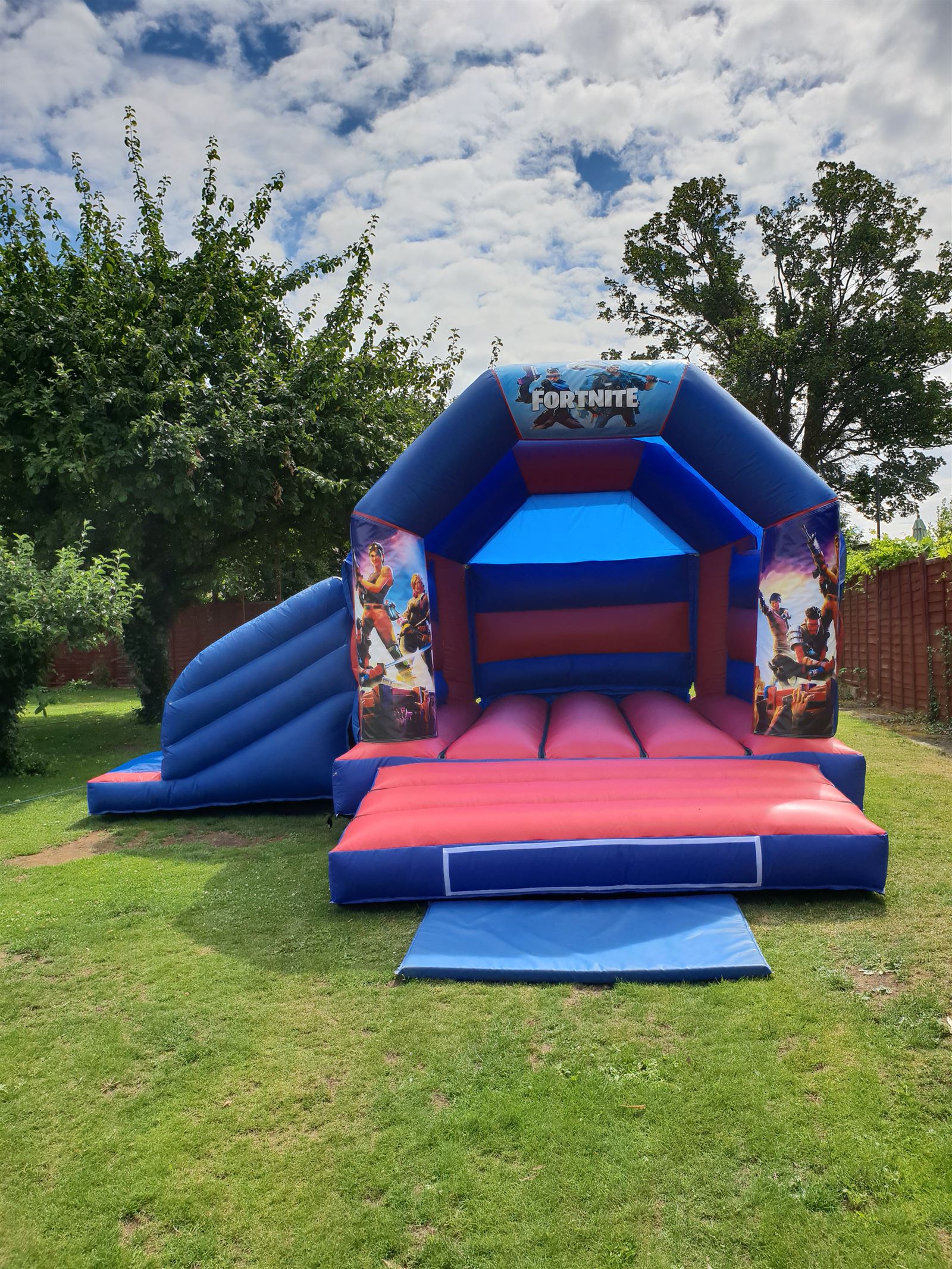 Fortnite Bounce and Slide Bouncy Castle Hire Worcestershire